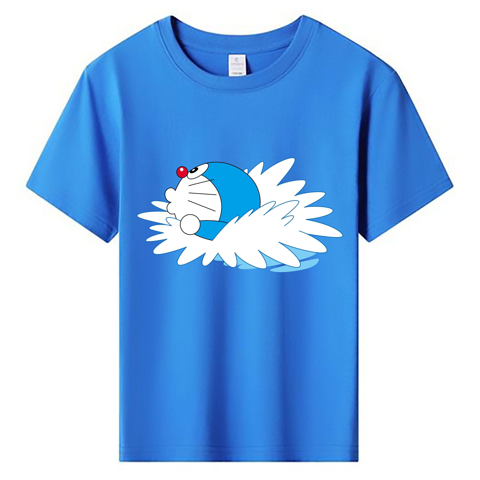 （画像用） ドラえもん Doraemon 綿100％キッズTシャツ（フロントプリント）